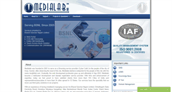Desktop Screenshot of medialab.in