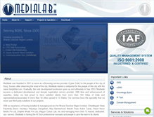 Tablet Screenshot of medialab.in